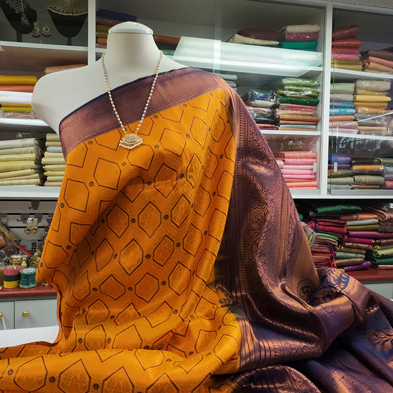 Semi Kancheepuram silk saree