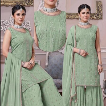 Salwar-Pastel green